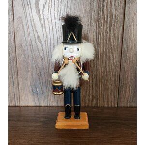 Vintage Soldier Drummer Nutcracker Christmas Wooden Holiday Decor N19